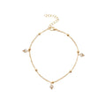 Gold & Silver Pearl Anklet