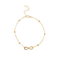 Gold & Silver Infinity Anklet