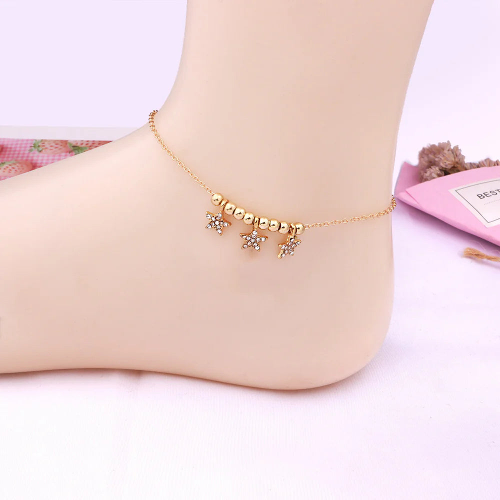 Dainty Star Anklet