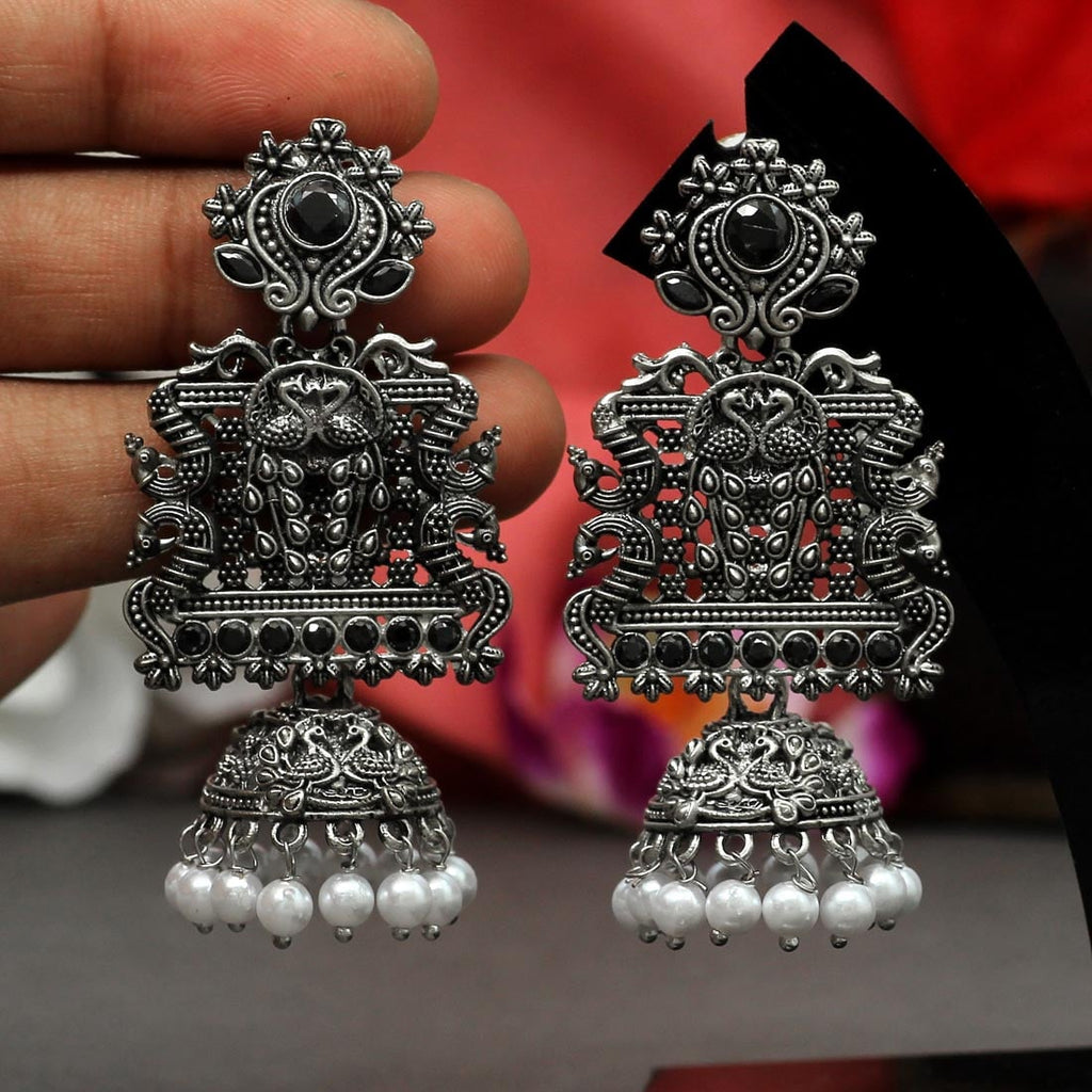 Mayura Oxidised Statement Earrings