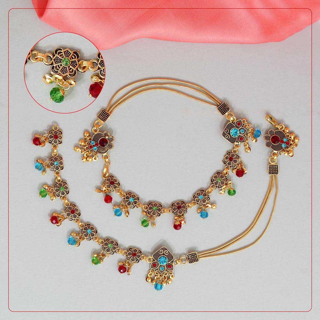 Traditional Indian Anklet for Women | Ethnic Payal Collection