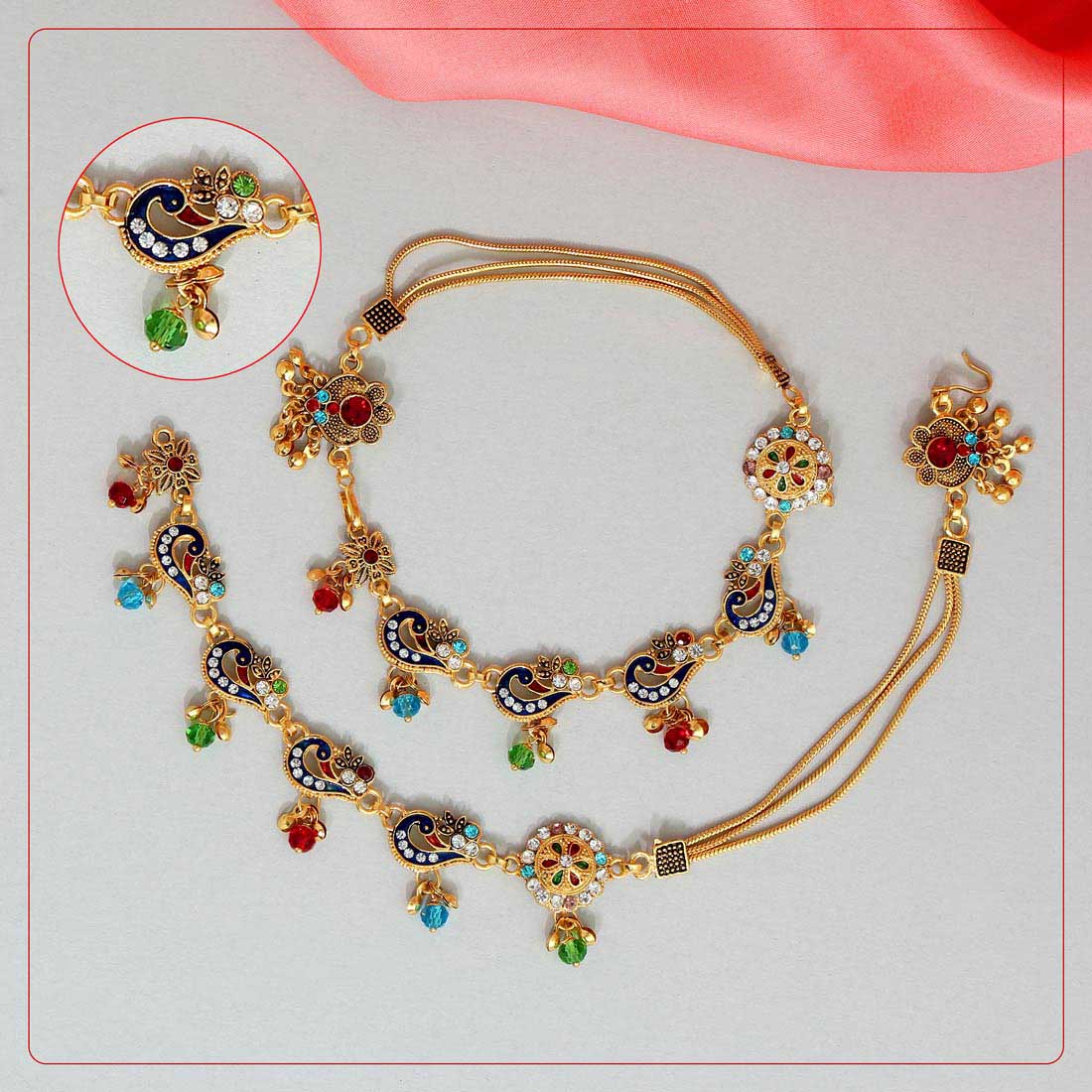 Traditional Indian Anklet for Women | Ethnic Payal Collection