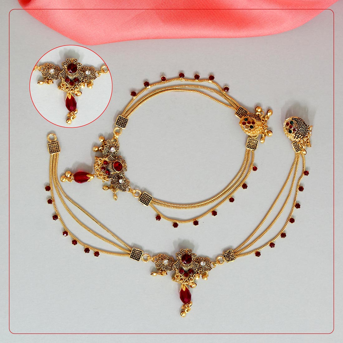 Traditional Indian Anklet for Women | Ethnic Payal Collection