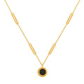 18K Gold Plated Minimalist Pendant Necklace Set