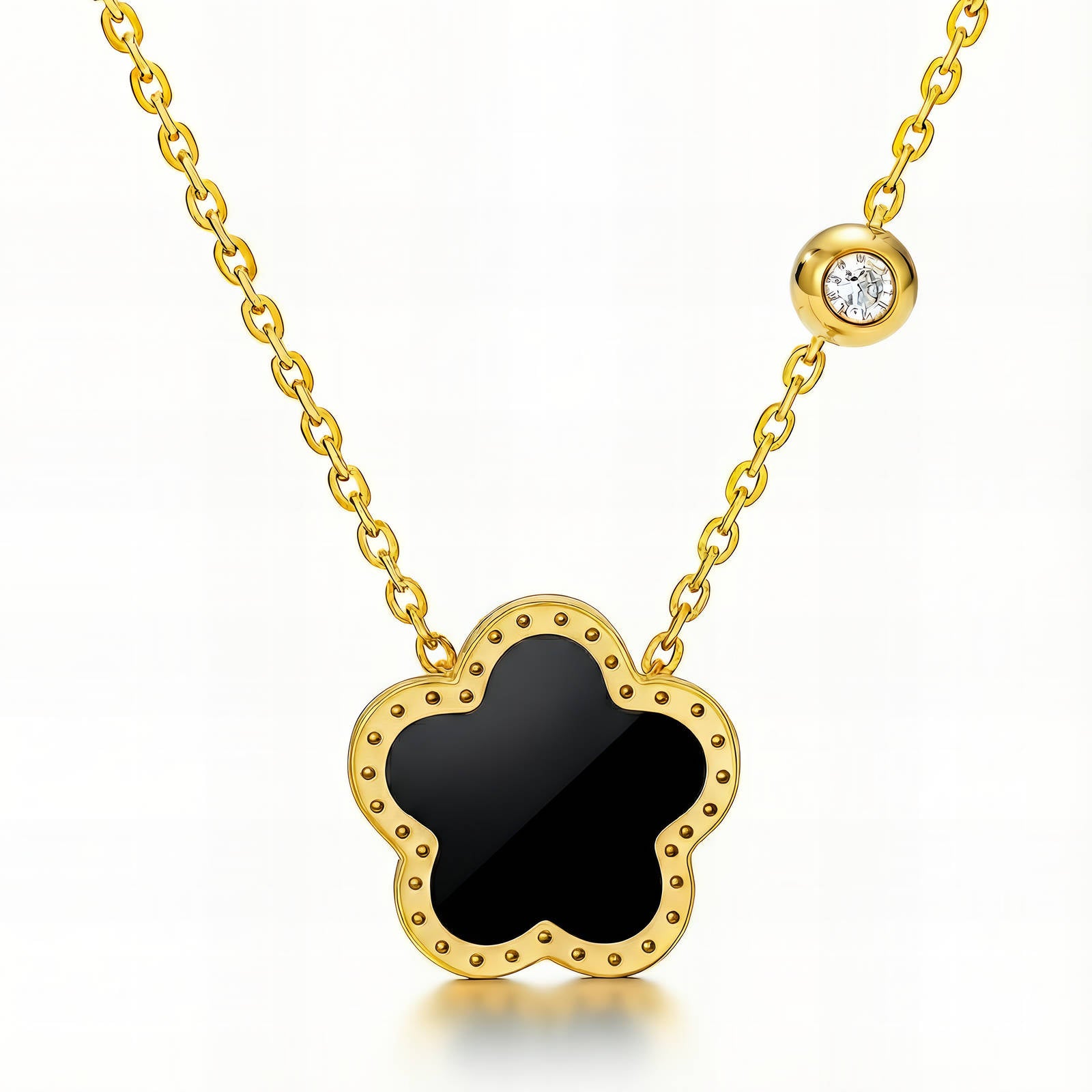 Black Clover Gold Necklace