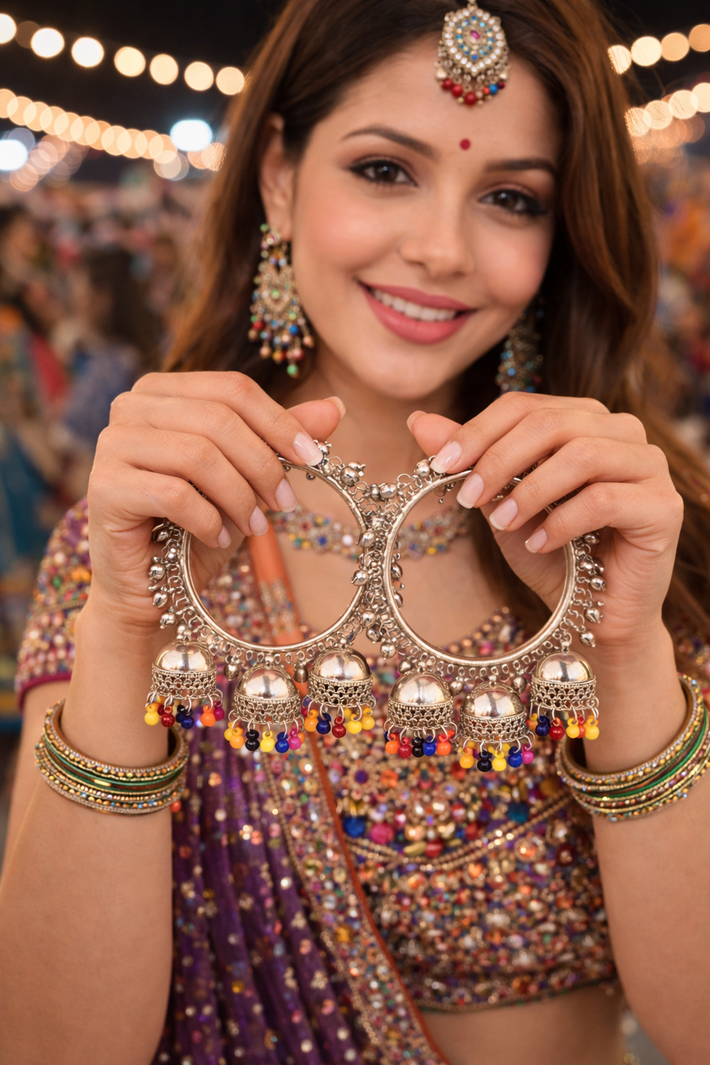 Ghungroo Jhumka Bangle