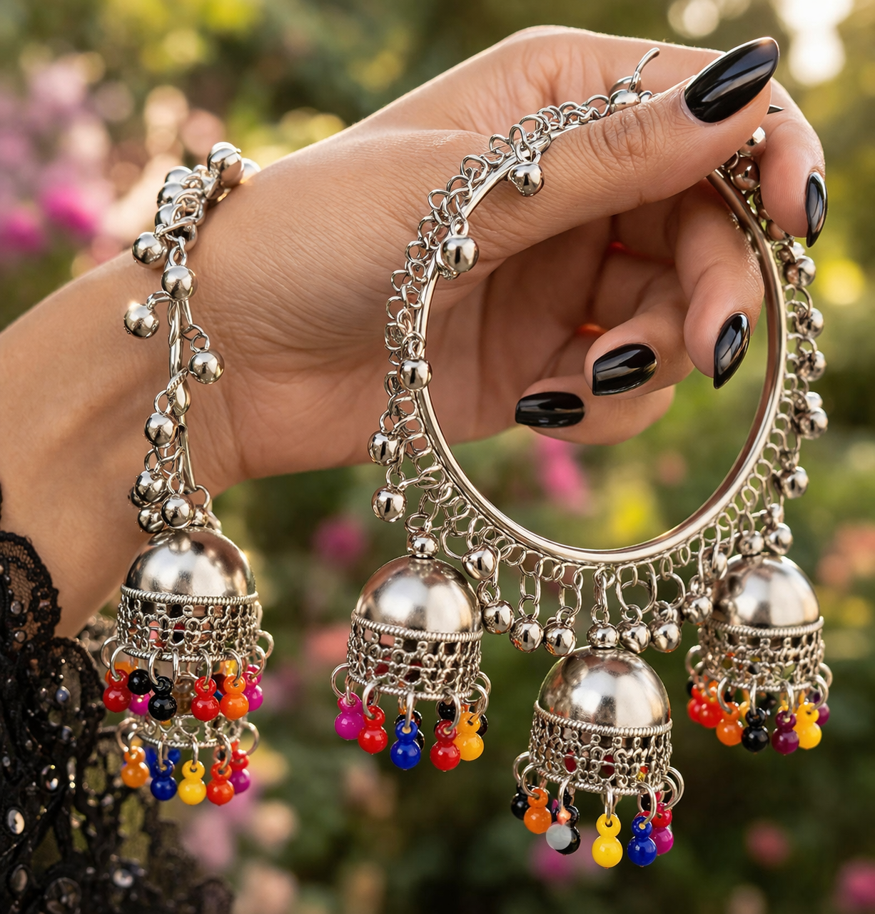 Ghungroo Jhumka Bangle