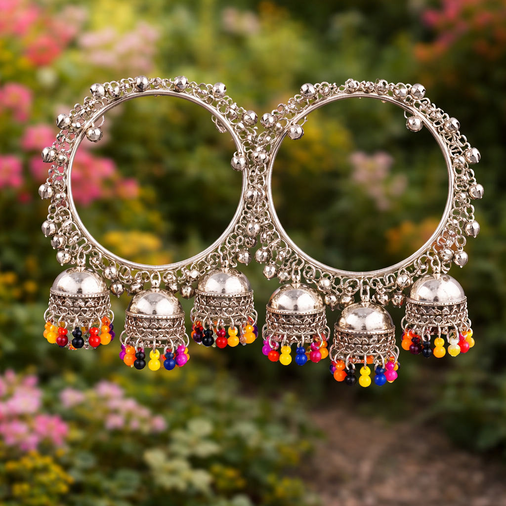 Ghungroo Jhumka Bangle