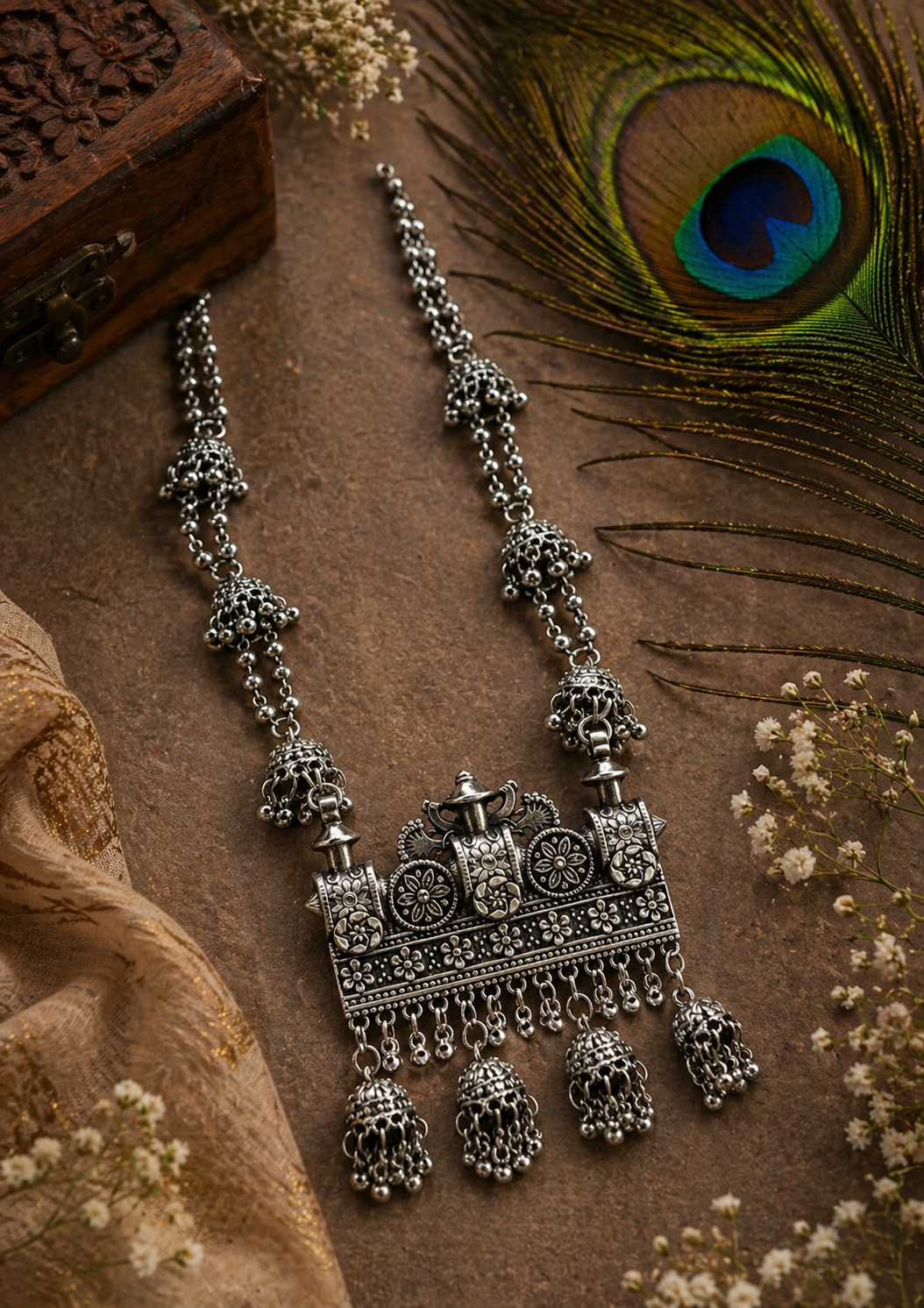 Temple Muse Long Necklace Set