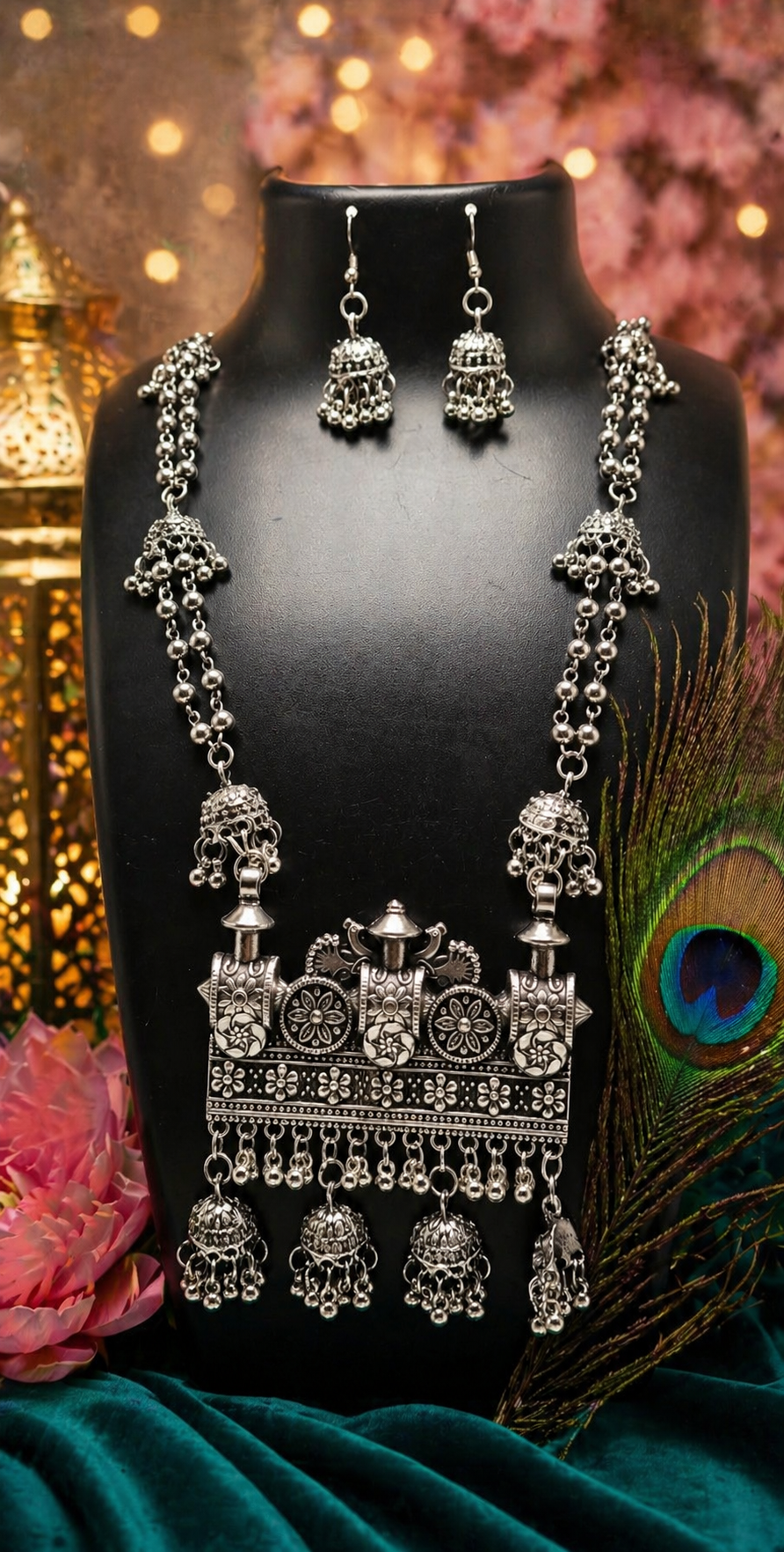 Temple Muse Long Necklace Set