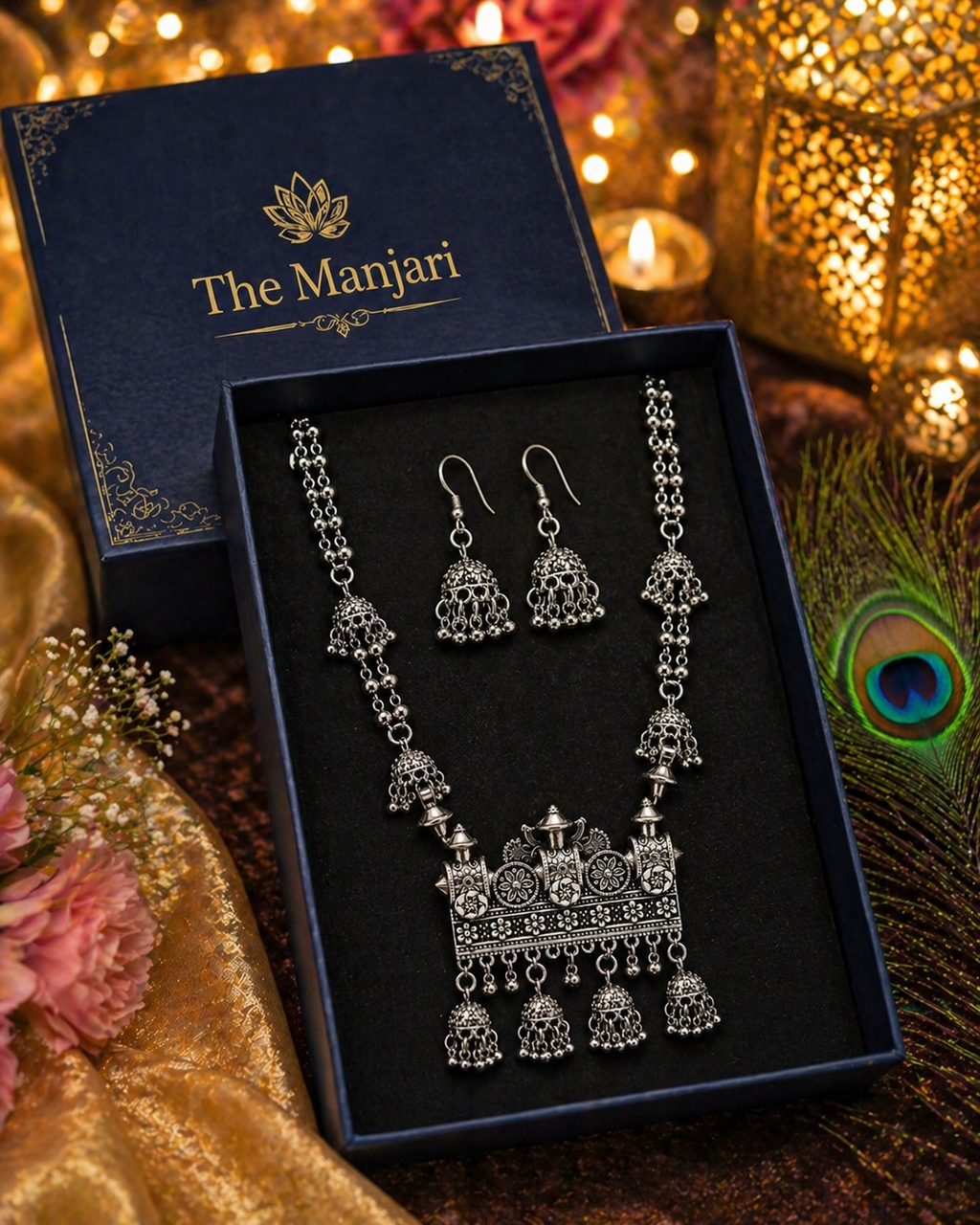 Temple Muse Long Necklace Set