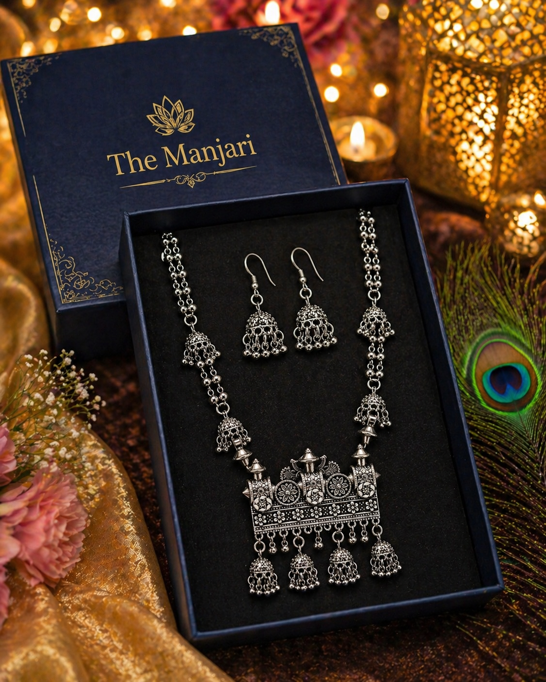 Temple Muse Long Necklace Set