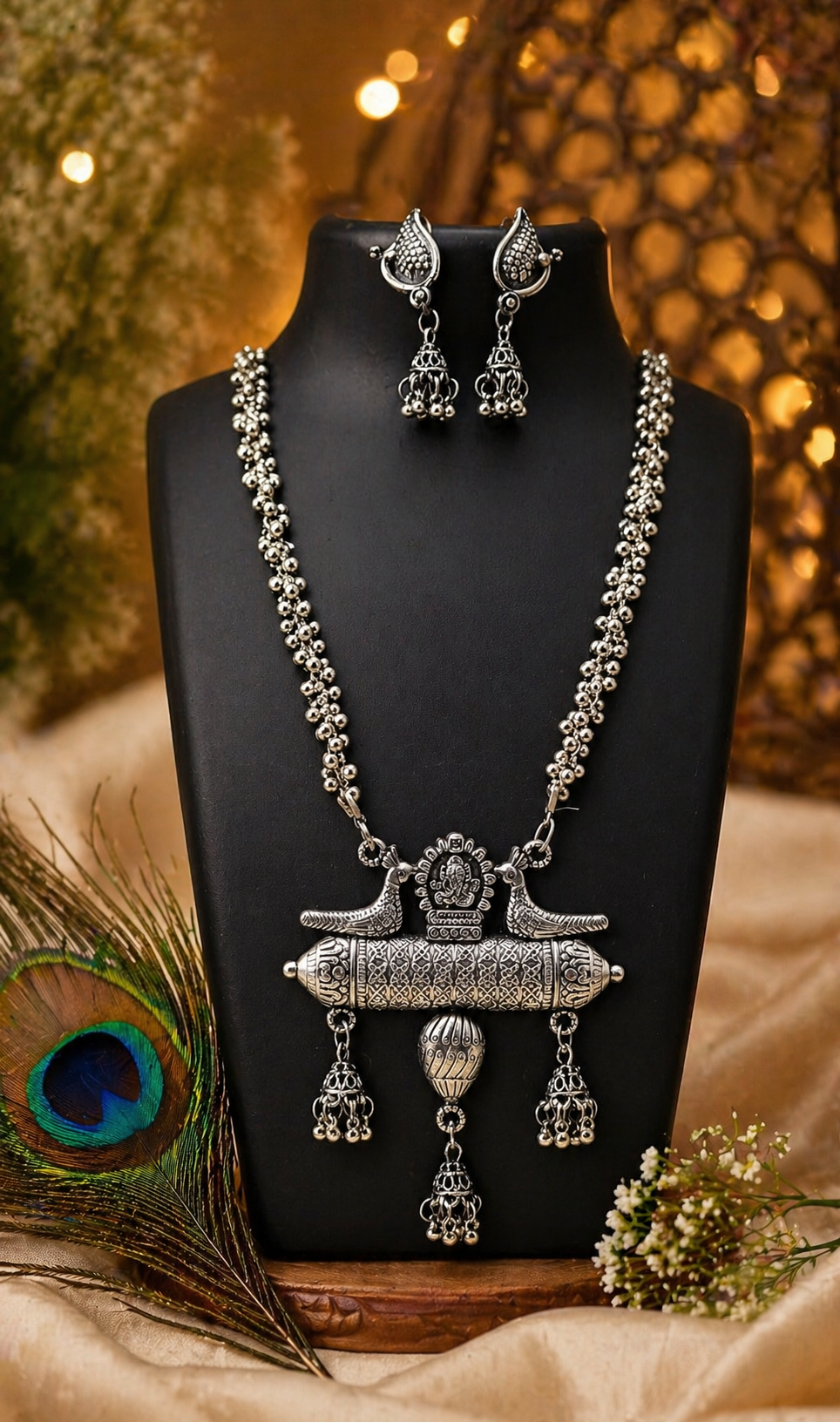 Royal Temple Heritage Long Necklace Set
