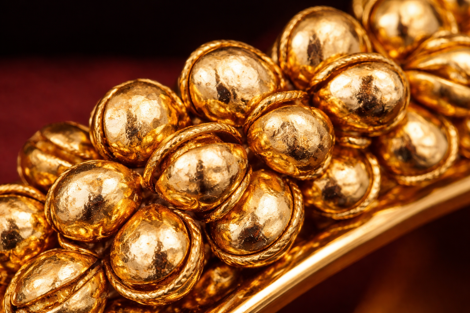 High Gold Ghungroo Bangle Kada Set