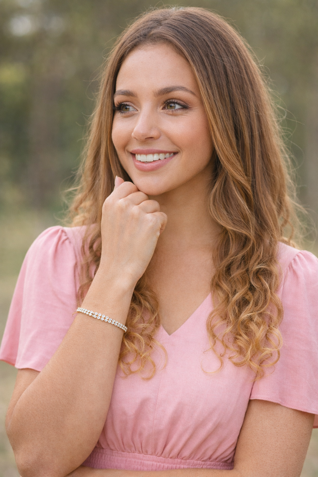 Tennis Double Row Bracelet