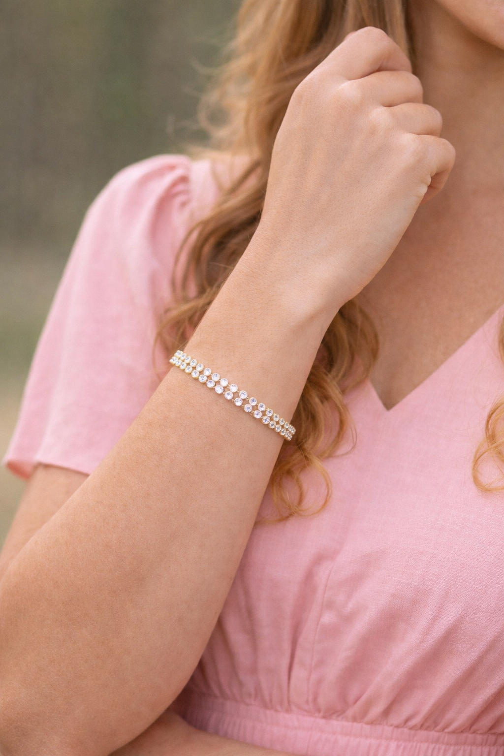 Tennis Double Row Bracelet