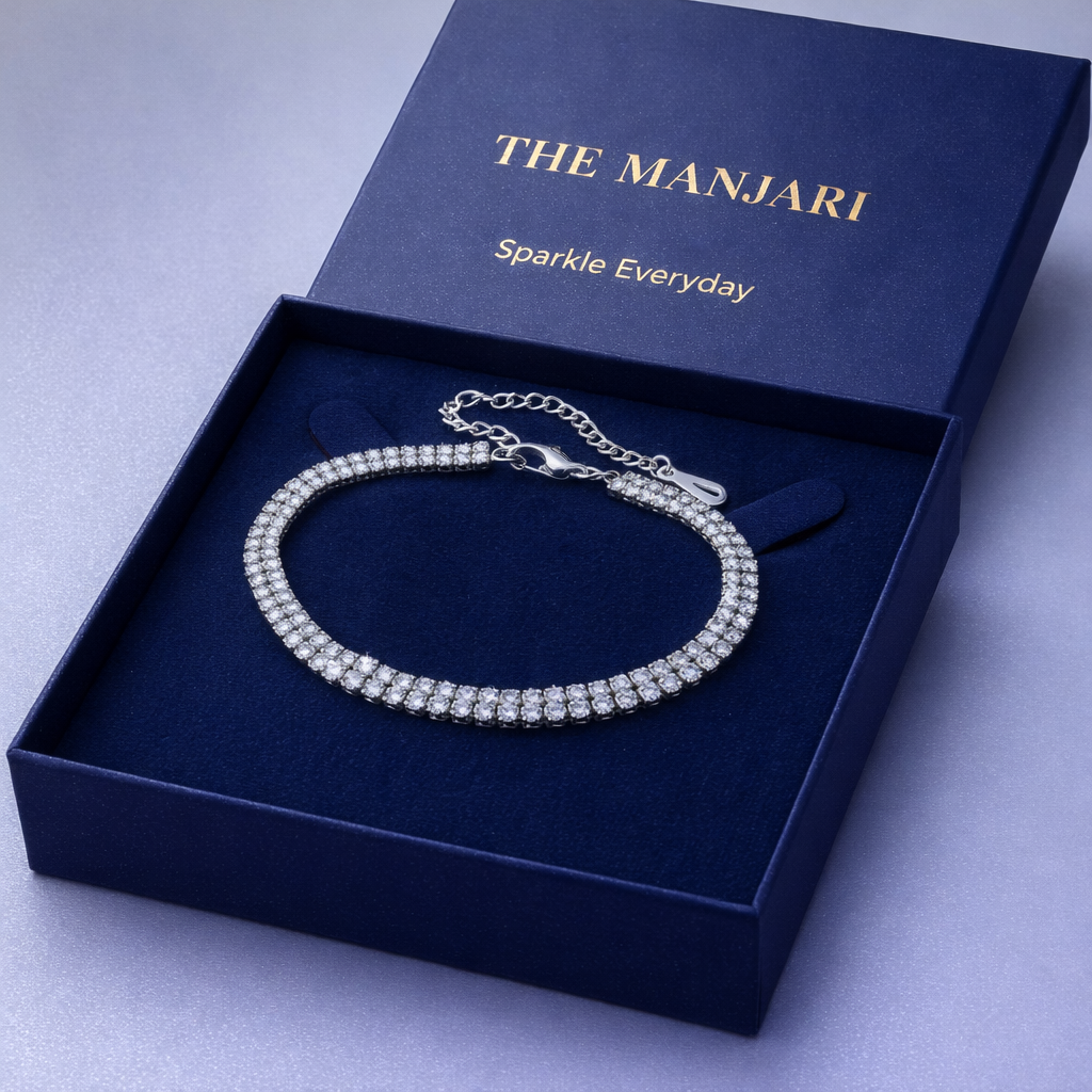Tennis Double Row Bracelet