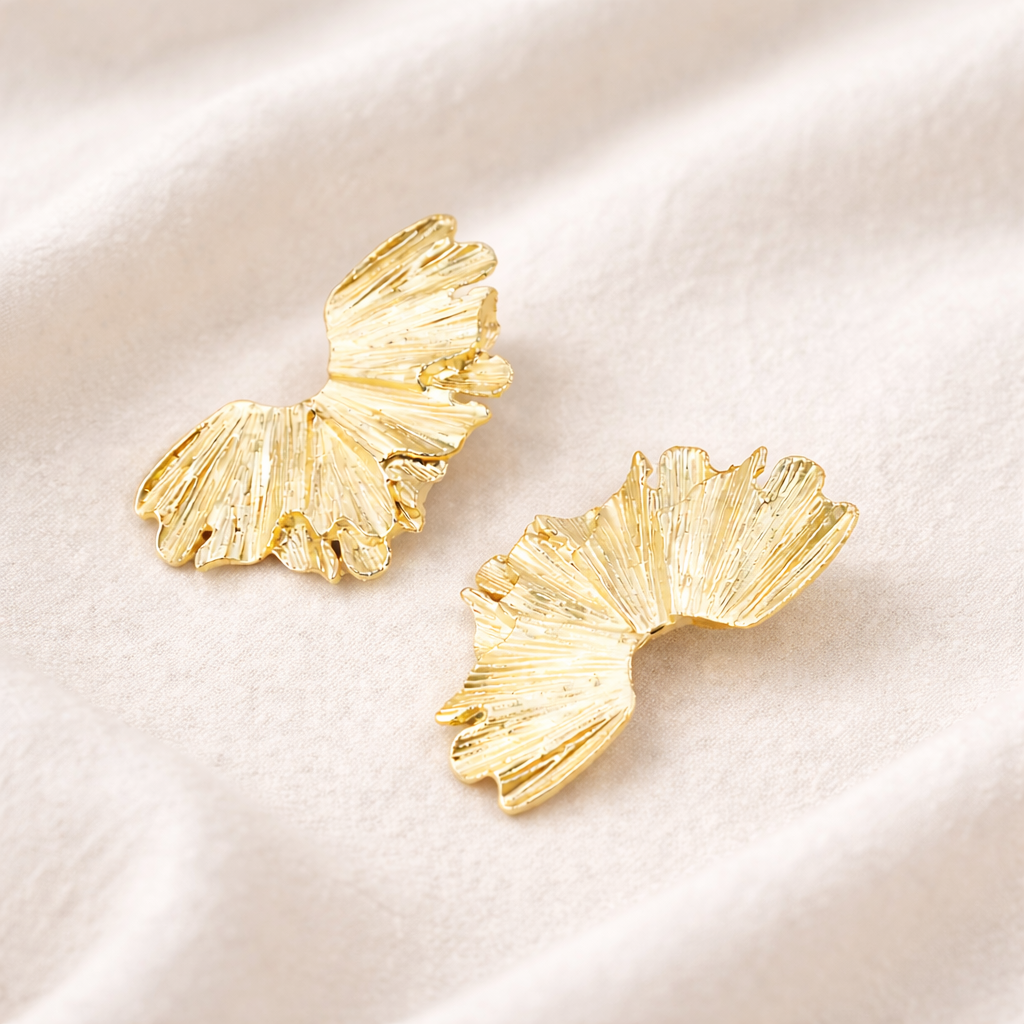 Vintage Retro Geometric Stud Earrings