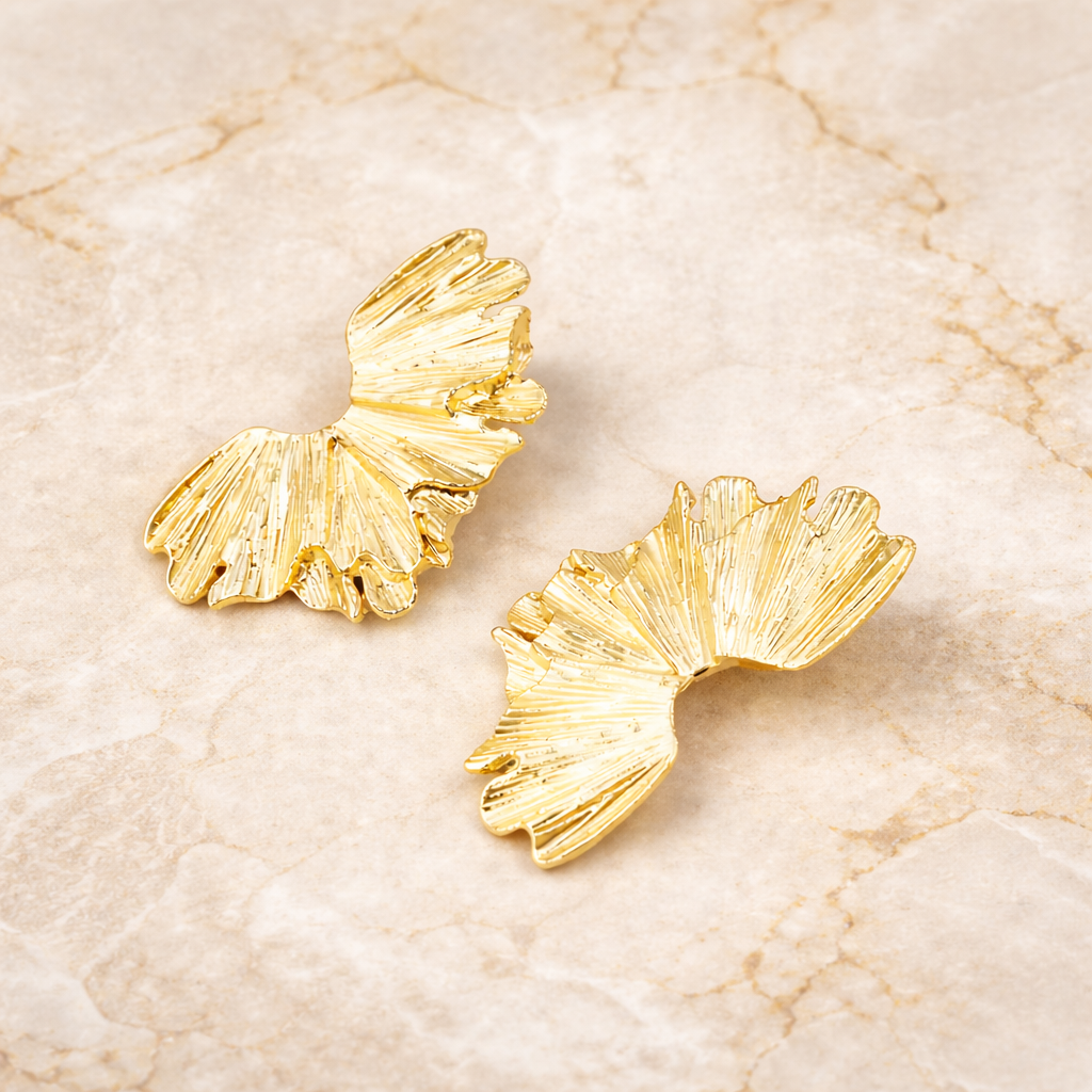 Vintage Retro Geometric Stud Earrings