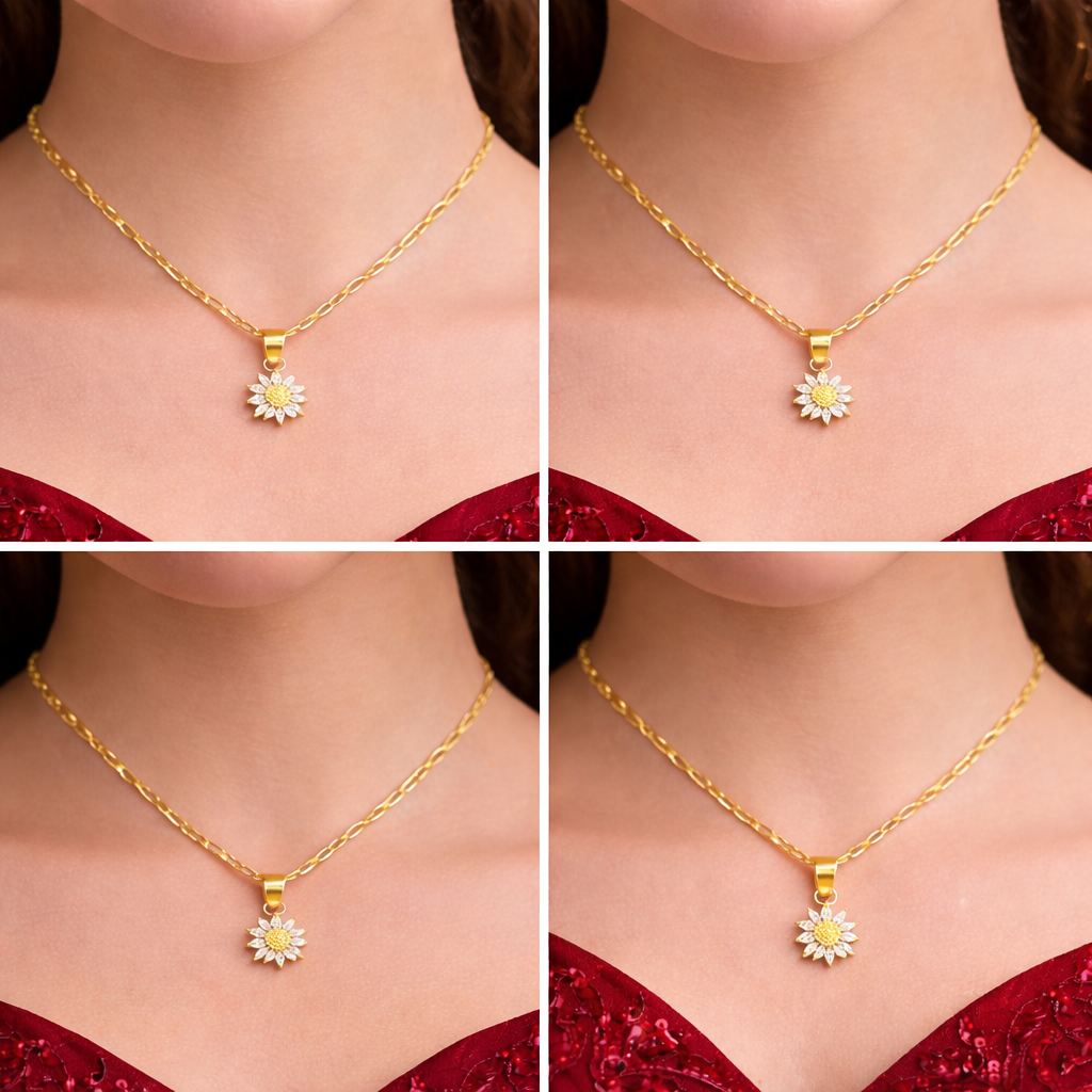 Daisy Flower Necklace