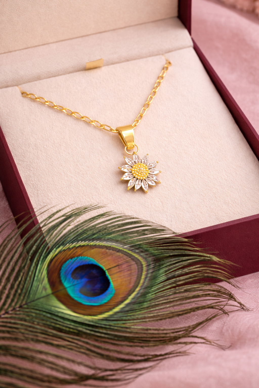 Daisy Flower Necklace