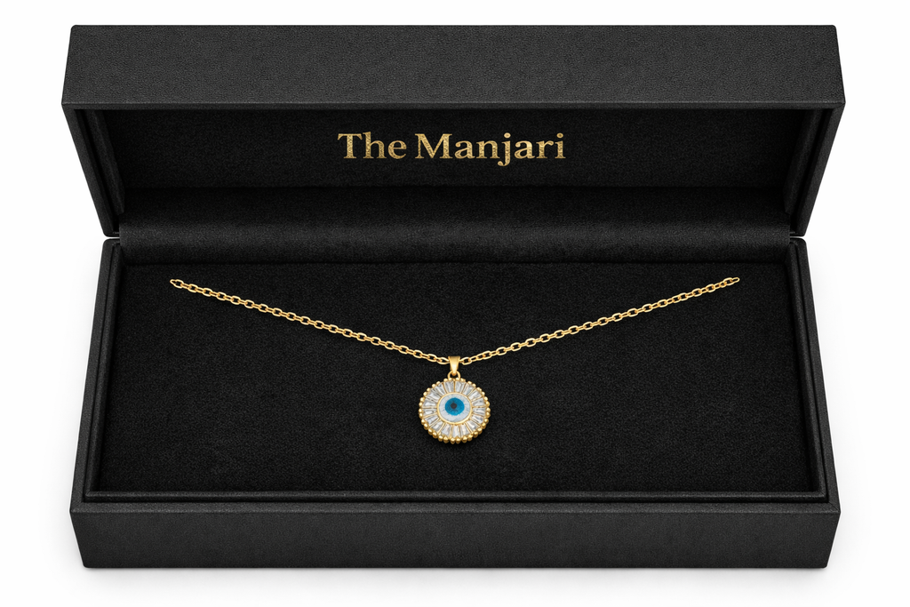 Gold Evil Eye Necklace
