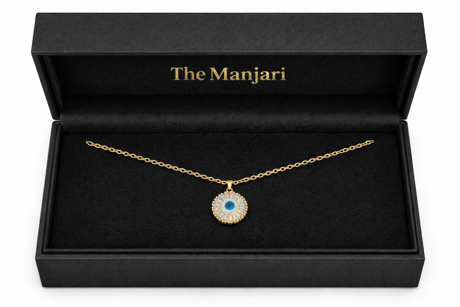Gold Evil Eye Necklace
