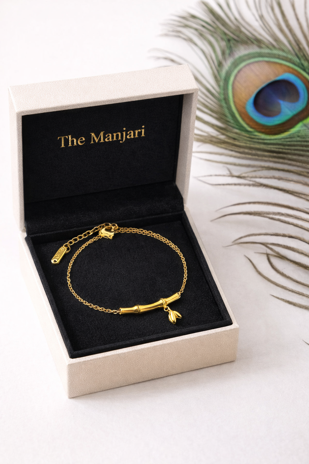 Bamboo Heart Necklace & Bracelet Set