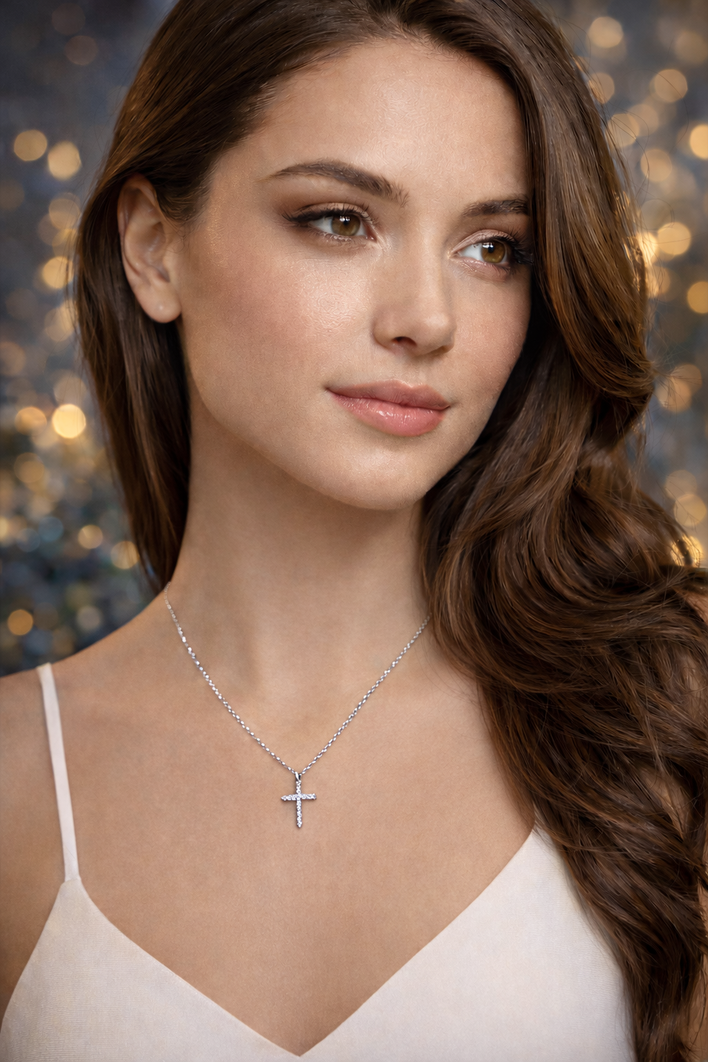 Silver Cross Necklace