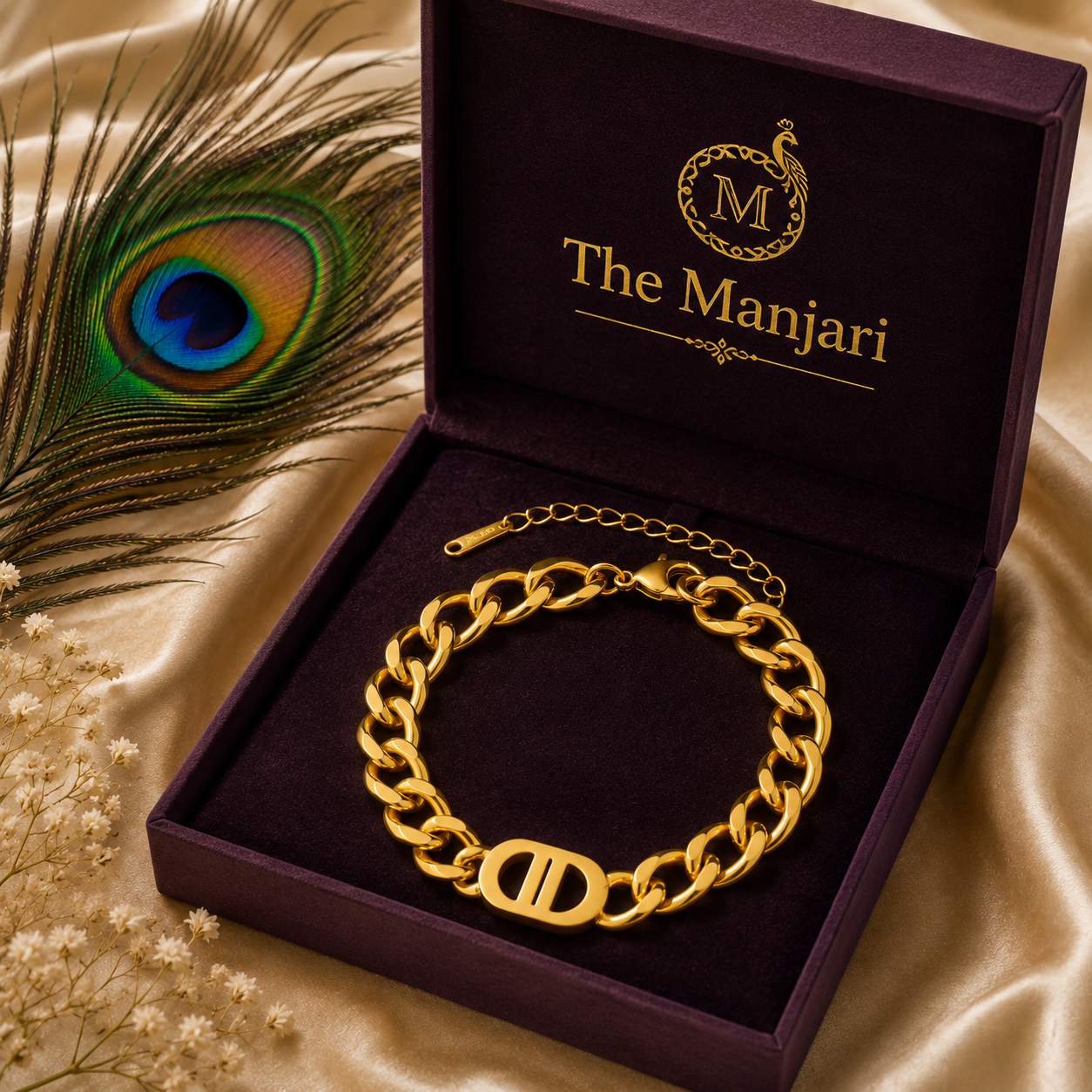 Luxury Cuban Link Chain Necklace & Bracelet Set – 18K Gold Plated Stainless Steel | Waterproof Tarnish-Free Chain Necklace | Gold Bracelet | Silver Necklace