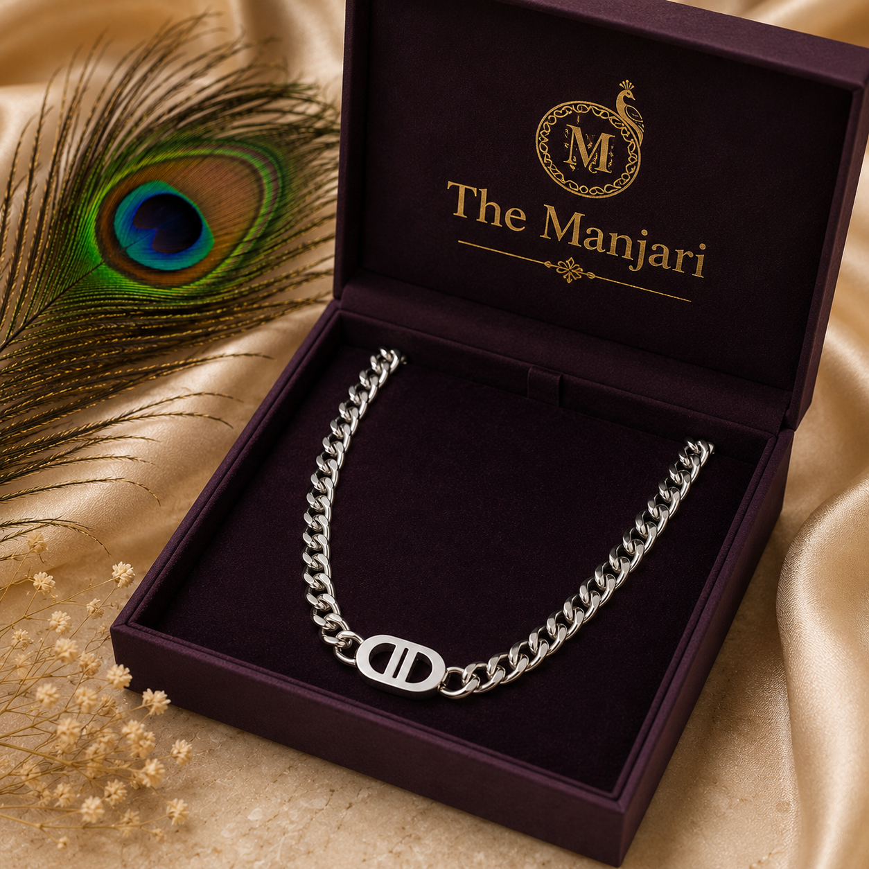 Luxury Cuban Link Chain Necklace & Bracelet Set – 18K Gold Plated Stainless Steel | Waterproof Tarnish-Free Chain Necklace | Gold Bracelet | Silver Necklace