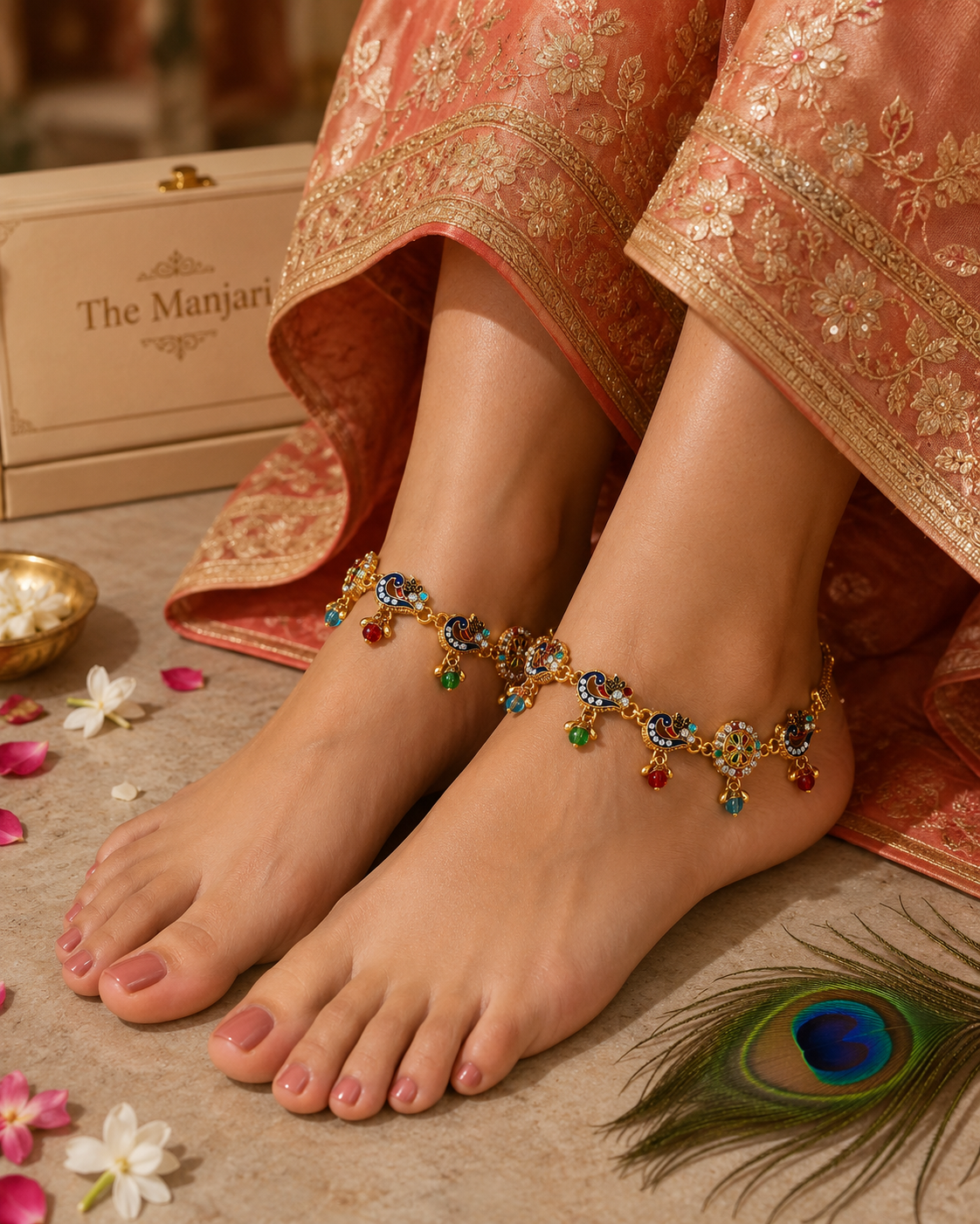 Traditional Indian Anklet for Women | Ethnic Payal Collection