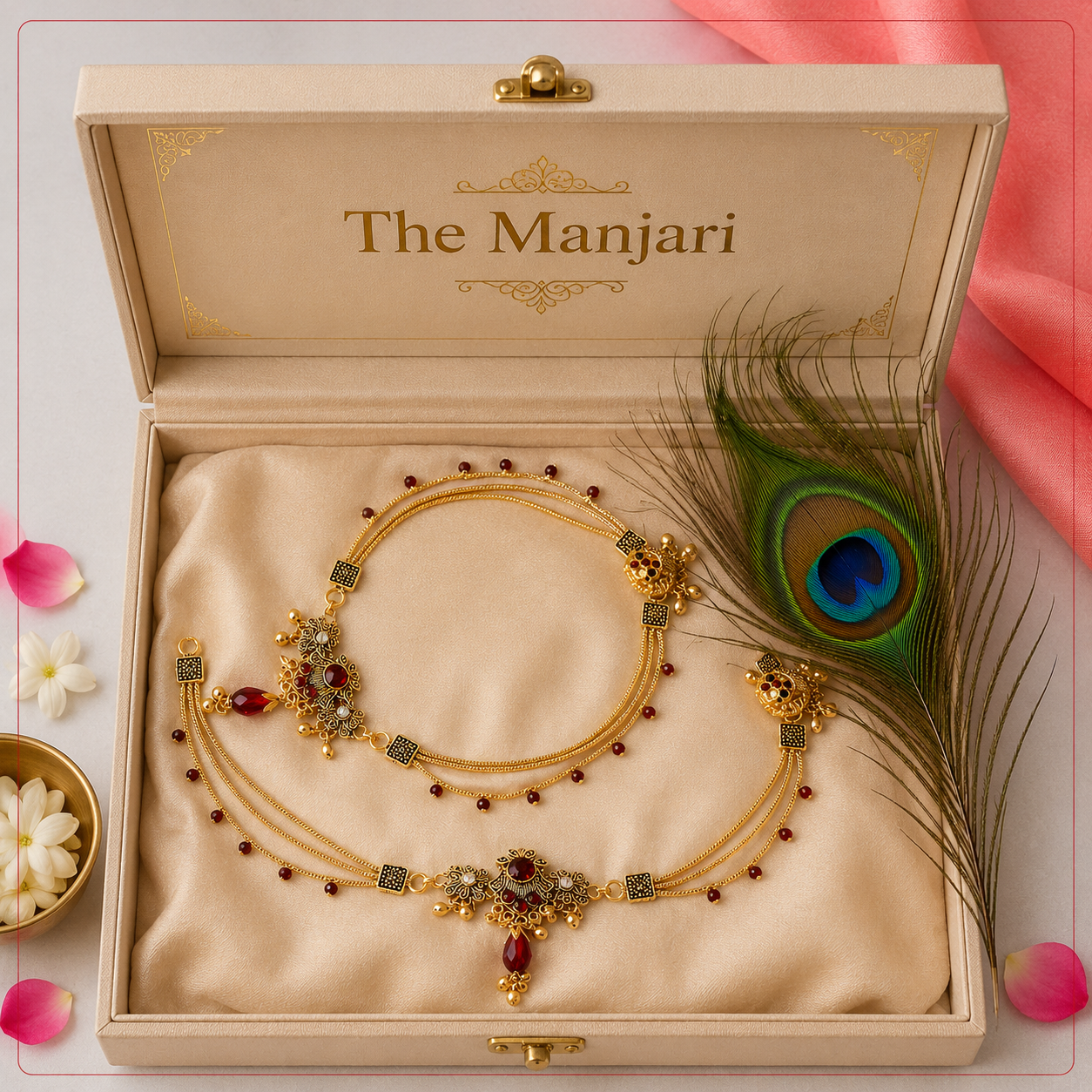Traditional Indian Anklet for Women | Ethnic Payal Collection