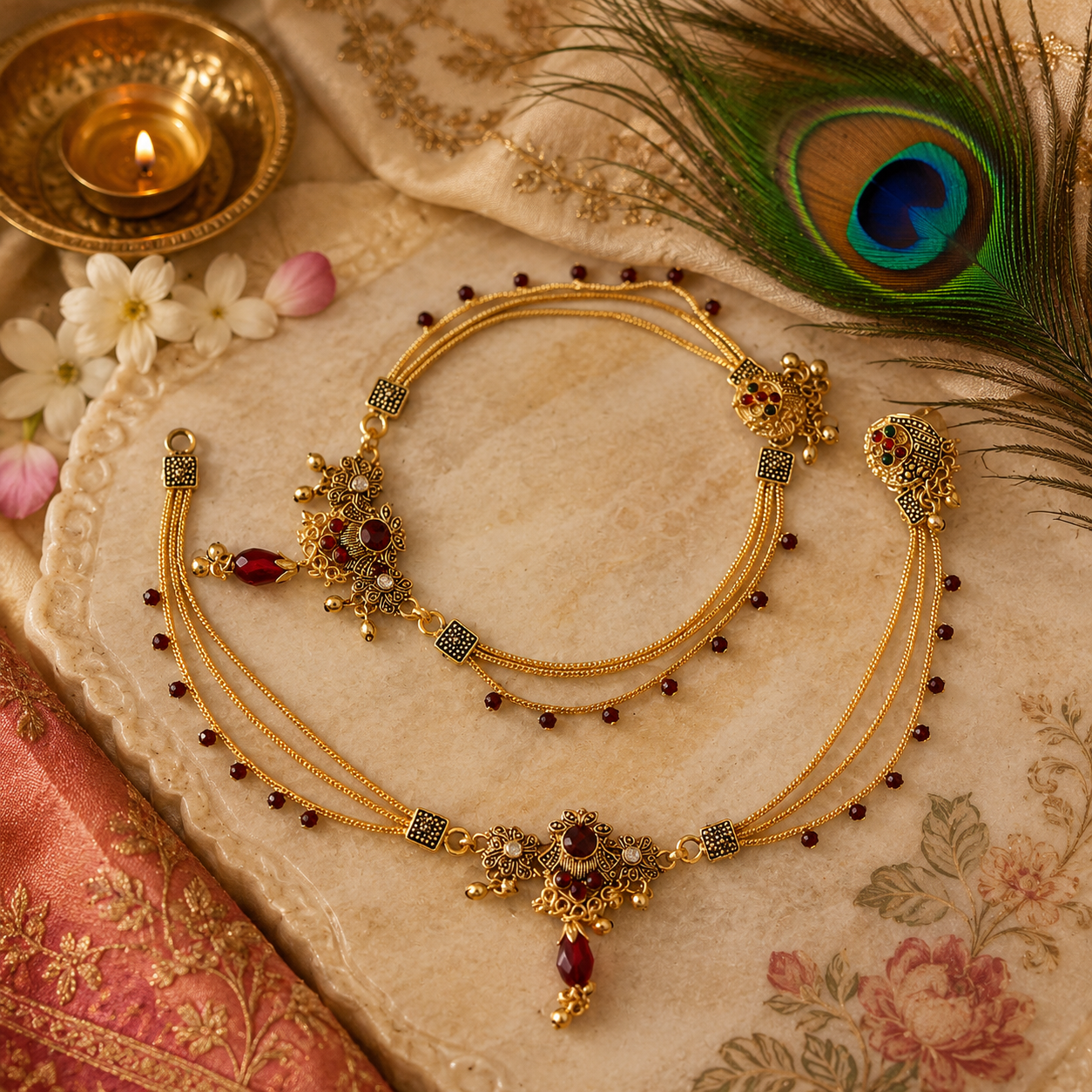 Traditional Indian Anklet for Women | Ethnic Payal Collection