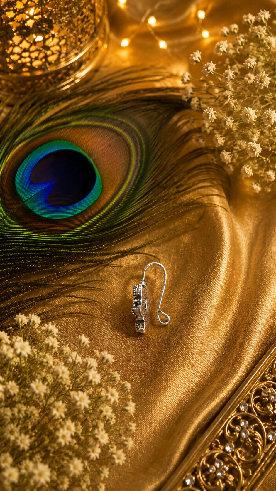 Boho Oxidised Clip-On Nose Pin