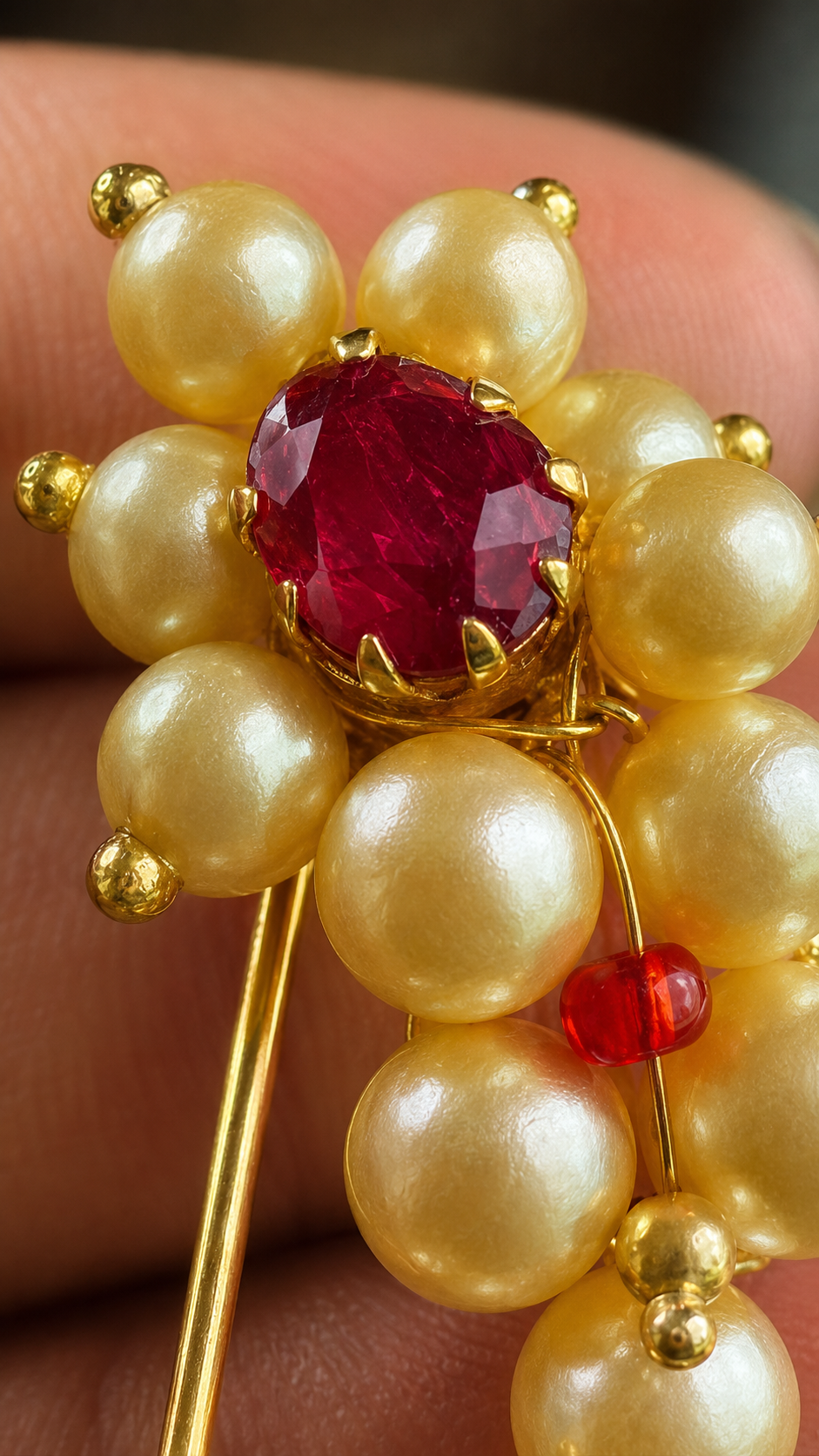Pearl Maharashtrian Clip-on Nath