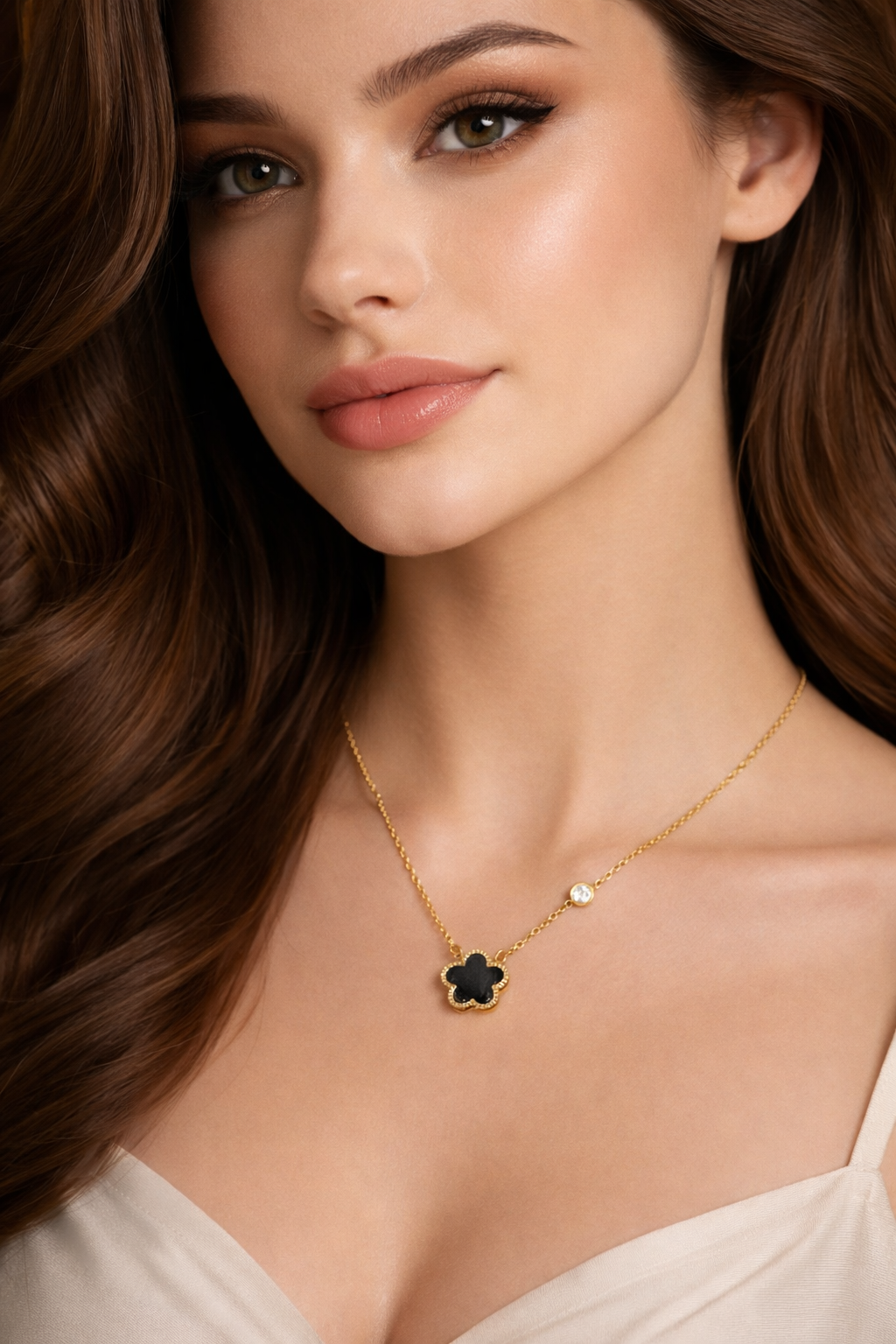 Black Clover Gold Necklace