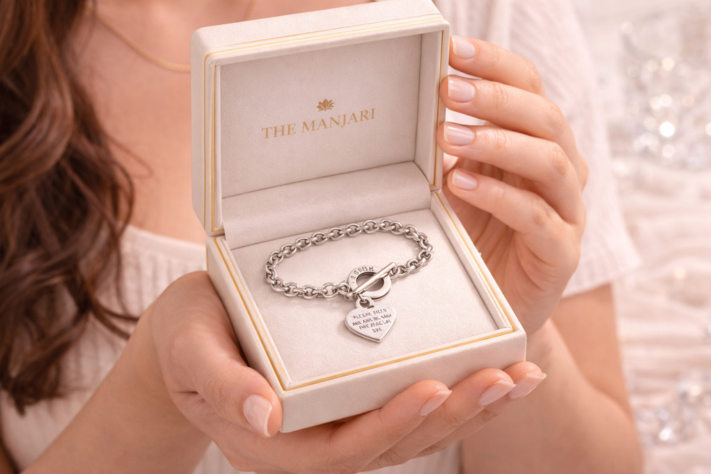 Heart Charm Chain Bracelet