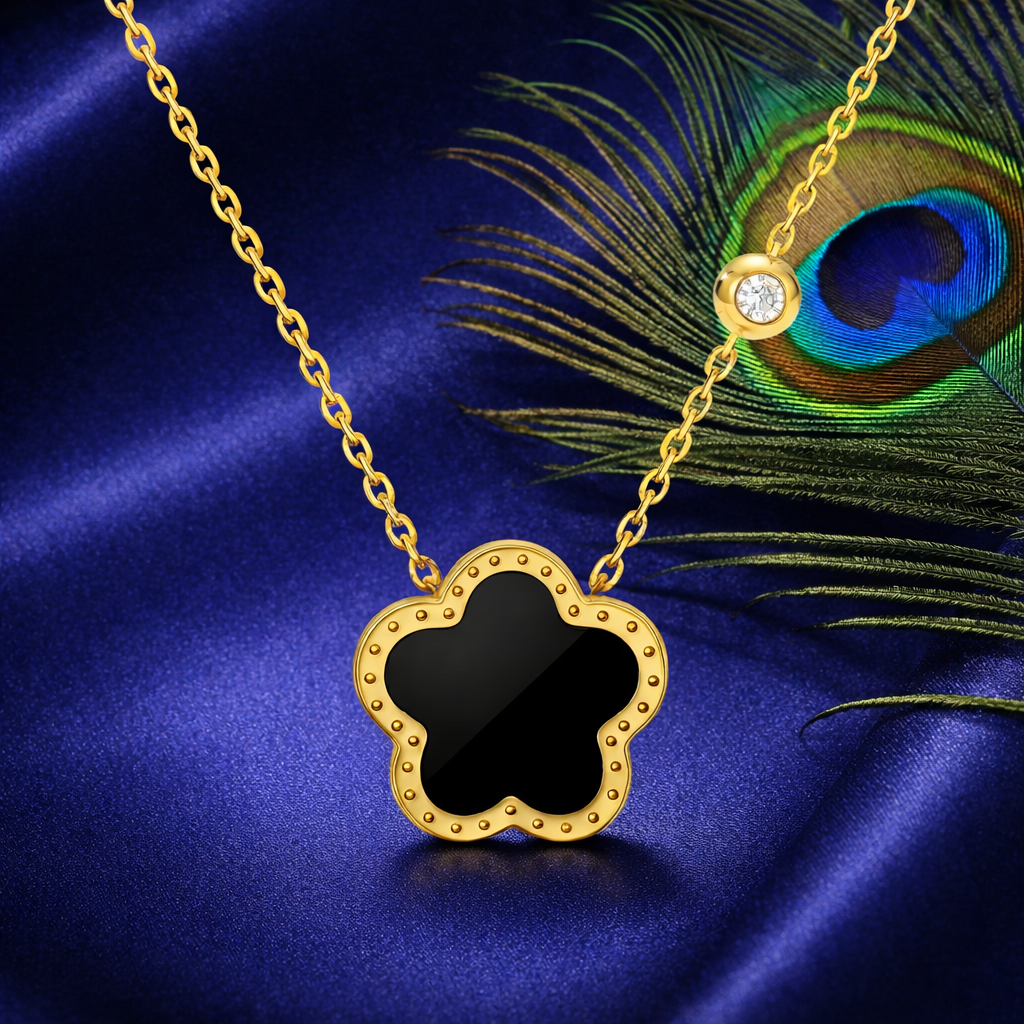 Black Clover Gold Necklace