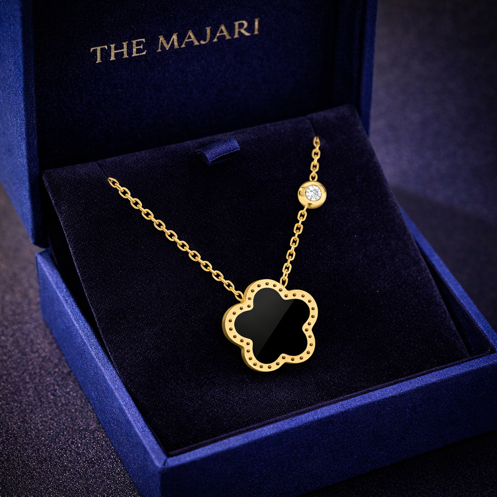 Black Clover Gold Necklace