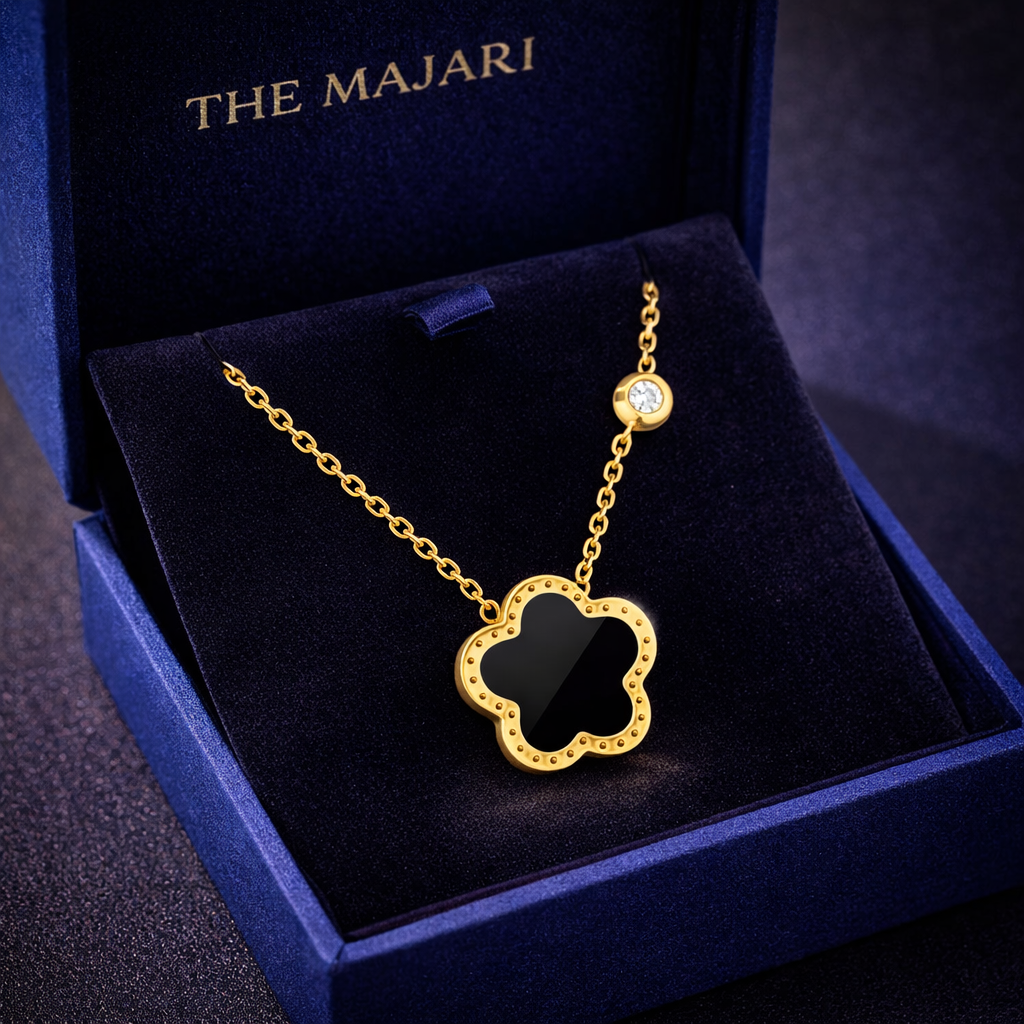 Black Clover Gold Necklace