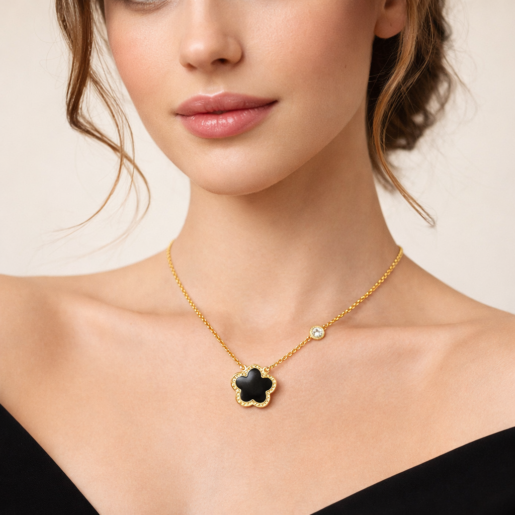 Black Clover Gold Necklace
