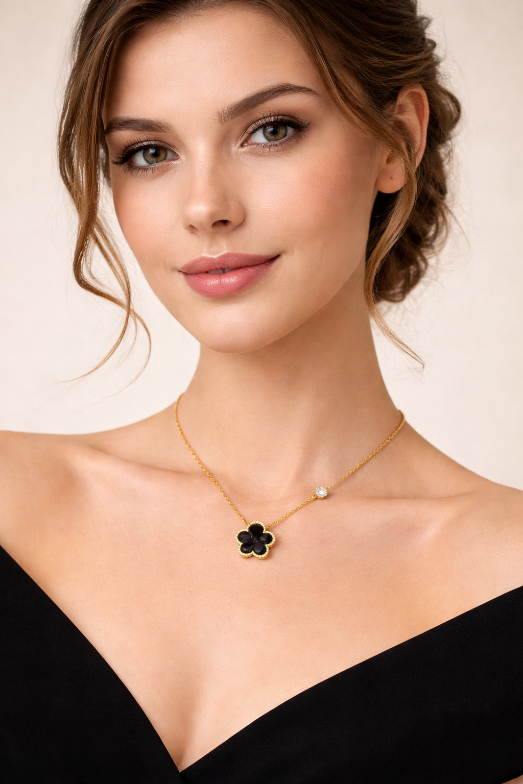 Black Clover Gold Necklace