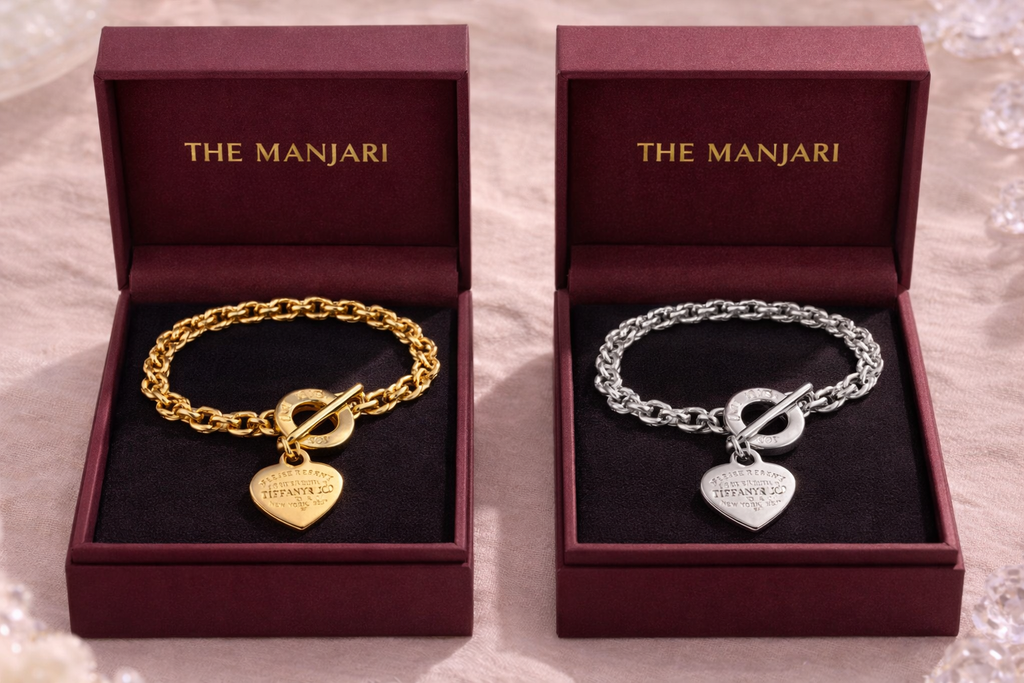 Heart Charm Chain Bracelet
