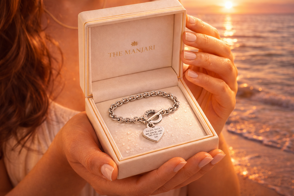 Heart Charm Chain Bracelet