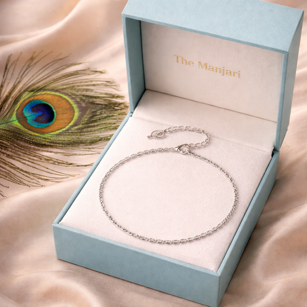Gold & Silver Minimalist Anklet