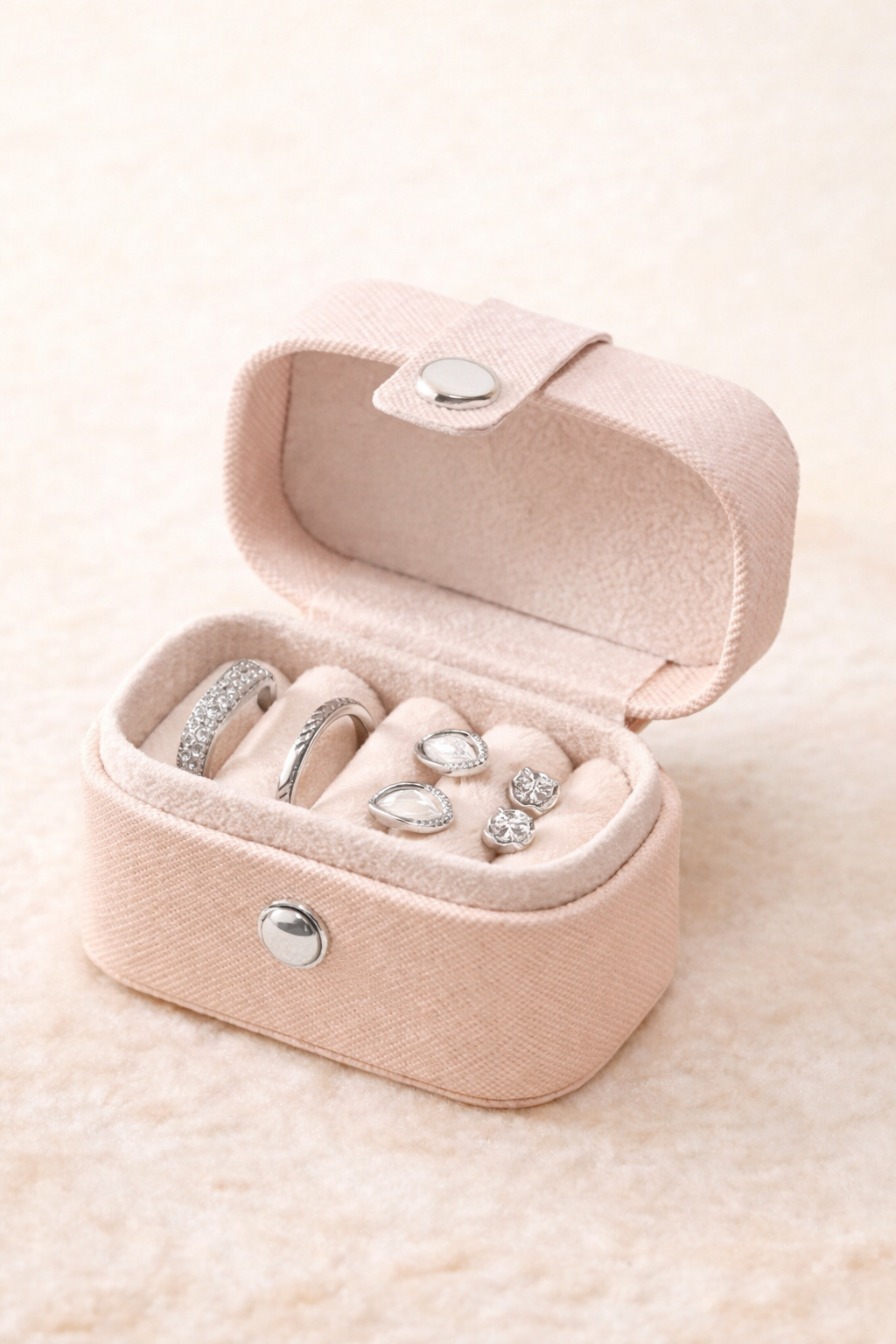 Elegant Mini Jewelry Organizer Box