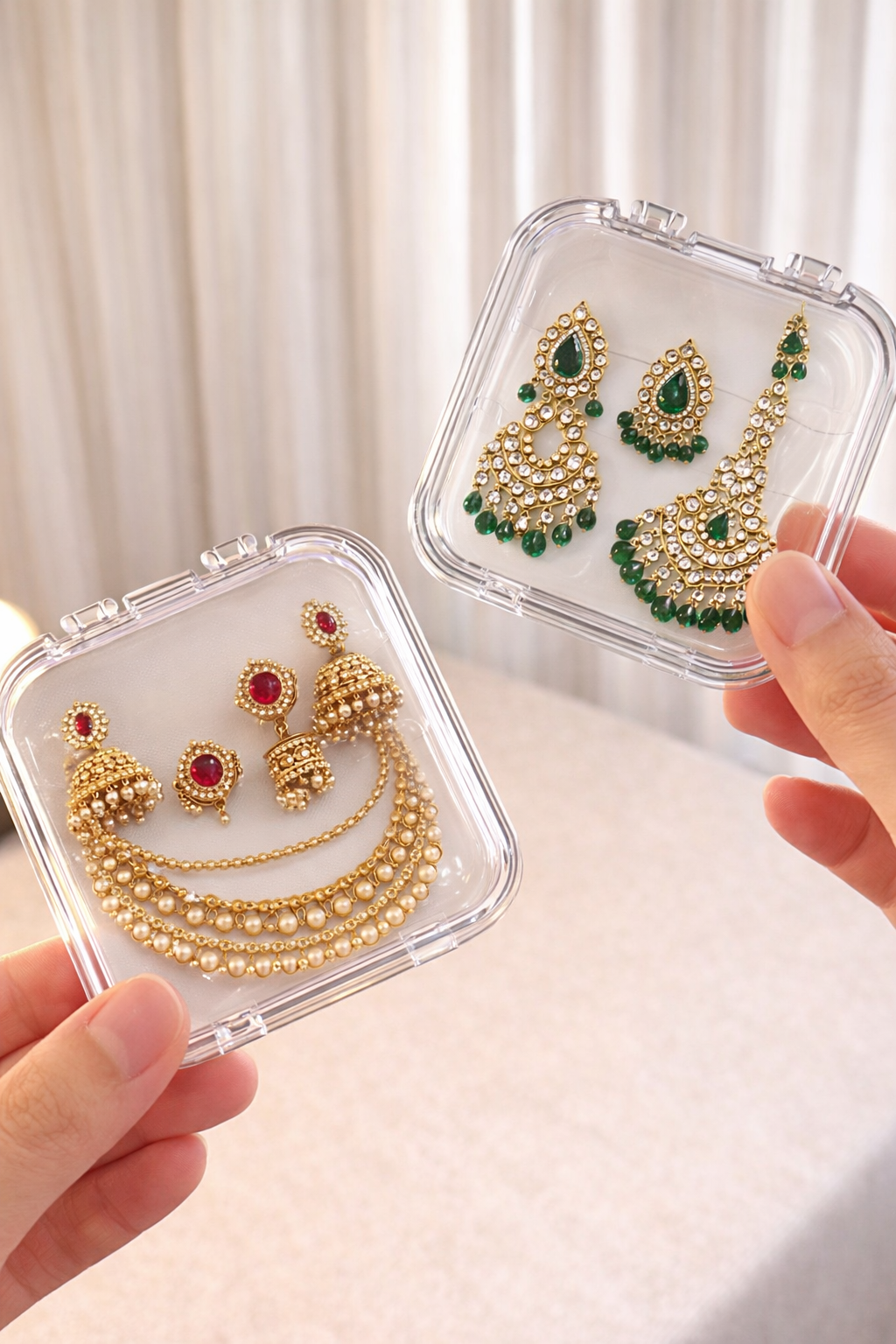 Compact Travel Jewelry Box
