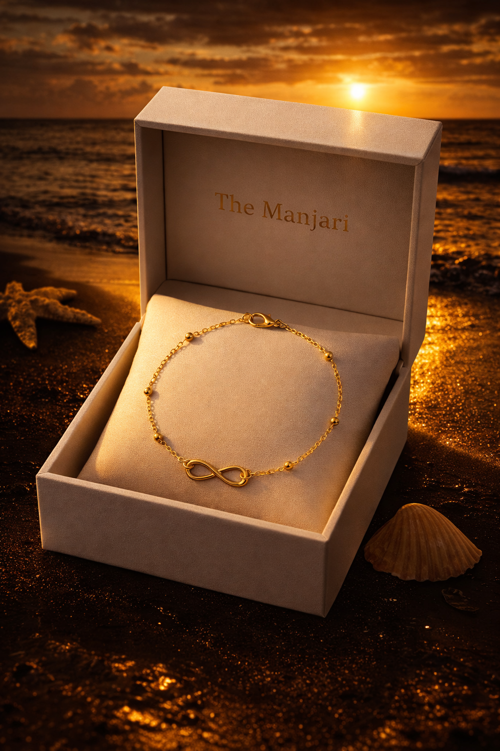 Gold & Silver Infinity Anklet