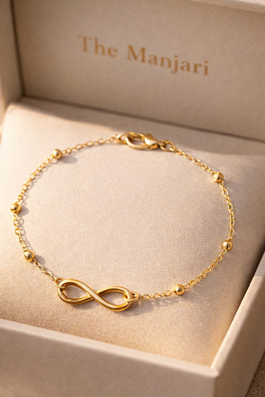 Gold & Silver Infinity Anklet